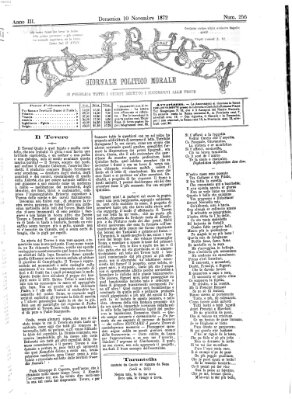 La frusta Sonntag 10. November 1872