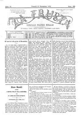 La frusta Freitag 15. November 1872