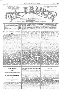 La frusta Dienstag 19. November 1872