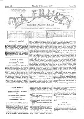 La frusta Mittwoch 27. November 1872