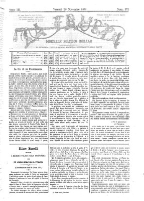 La frusta Freitag 29. November 1872