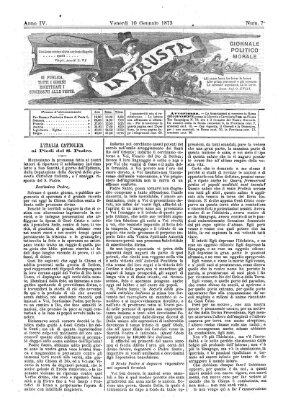 La frusta Freitag 10. Januar 1873