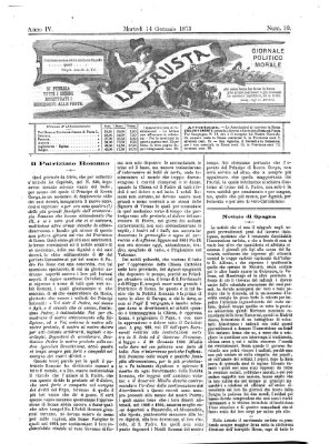 La frusta Dienstag 14. Januar 1873