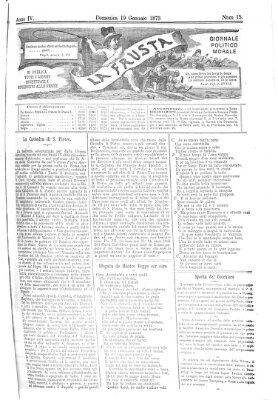 La frusta Sonntag 19. Januar 1873