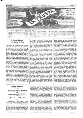 La frusta Mittwoch 22. Januar 1873