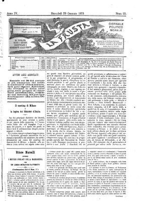 La frusta Mittwoch 29. Januar 1873