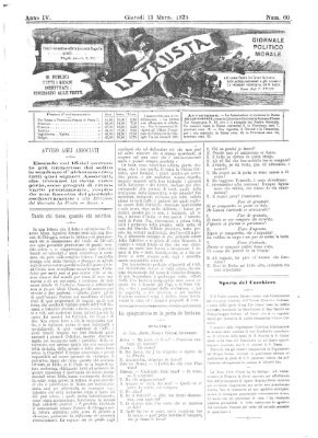 La frusta Donnerstag 13. März 1873