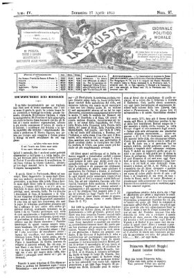 La frusta Sonntag 27. April 1873