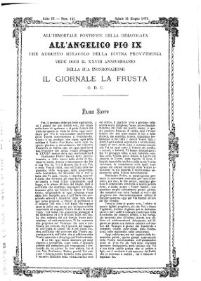 La frusta Samstag 21. Juni 1873