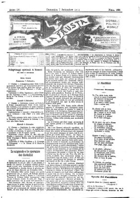 La frusta Sonntag 7. September 1873