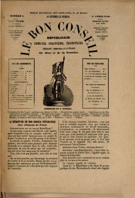 Le conseil républicain Samstag 1. April 1848