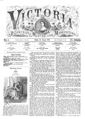 Victoria Samstag 22. Januar 1870