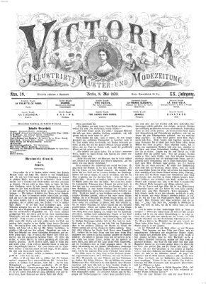 Victoria Sonntag 8. Mai 1870