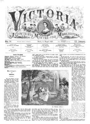 Victoria Montag 8. August 1870