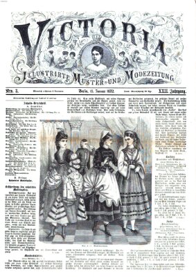 Victoria Montag 15. Januar 1872