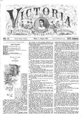 Victoria Donnerstag 8. August 1872