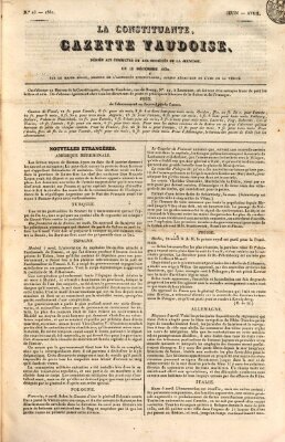 La constituante Donnerstag 21. April 1831