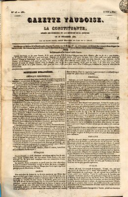 La constituante Montag 9. Mai 1831