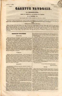 La constituante Donnerstag 16. Juni 1831