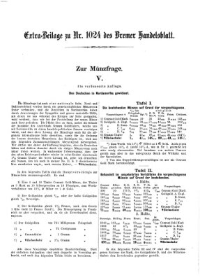 Bremer Handelsblatt Samstag 27. Mai 1871