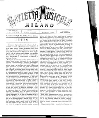 Gazzetta musicale di Milano Sonntag 2. März 1873