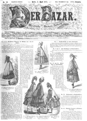 Der Bazar Montag 3. April 1871