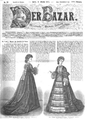 Der Bazar Montag 2. Oktober 1871