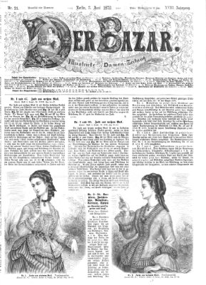 Der Bazar Montag 3. Juni 1872