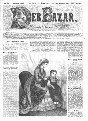 Der Bazar Montag 12. August 1872