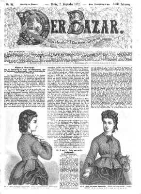 Der Bazar Montag 2. September 1872