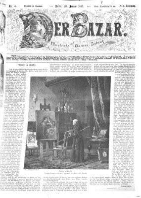 Der Bazar Montag 20. Januar 1873