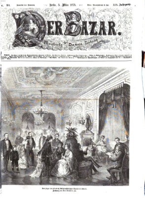 Der Bazar Montag 3. März 1873