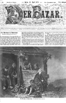 Der Bazar Montag 28. April 1873