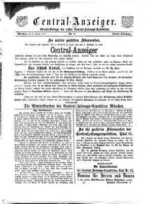 Central-Anzeiger Sonntag 26. Januar 1873