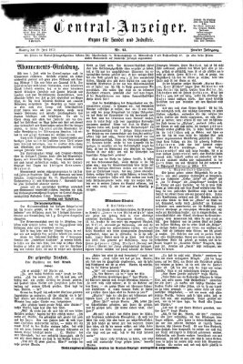 Central-Anzeiger Sonntag 29. Juni 1873