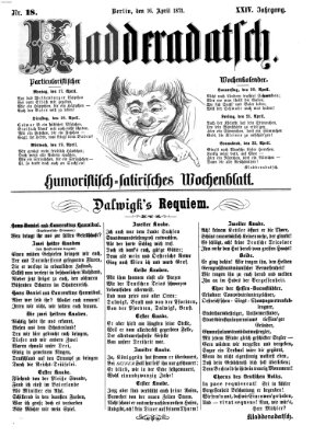 Kladderadatsch Sonntag 16. April 1871