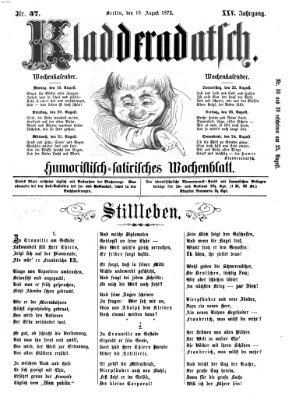 Kladderadatsch Sonntag 18. August 1872