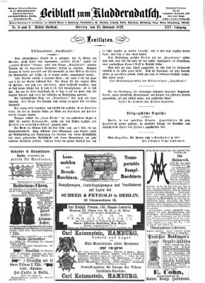 Kladderadatsch Sonntag 25. Februar 1872