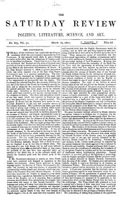 Saturday review Samstag 18. März 1871