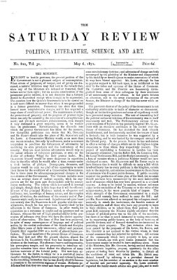 Saturday review Samstag 6. Mai 1871