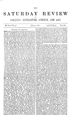 Saturday review Samstag 15. Juli 1871