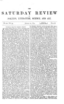 Saturday review Sonntag 25. Februar 1855