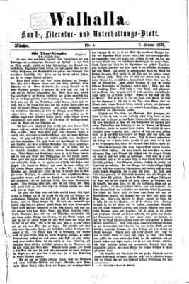 Walhalla (Der Bayerische Landbote) Sonntag 7. Januar 1872