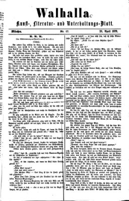 Walhalla (Der Bayerische Landbote) Sonntag 28. April 1872