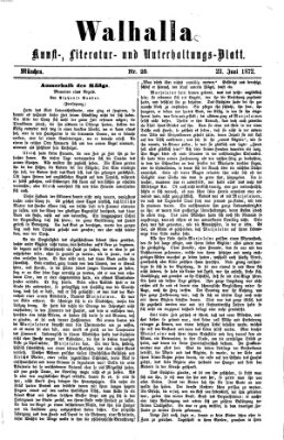 Walhalla (Der Bayerische Landbote) Sonntag 23. Juni 1872