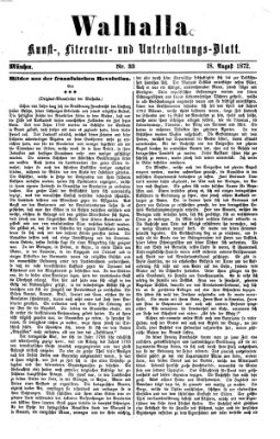 Walhalla (Der Bayerische Landbote) Sonntag 18. August 1872