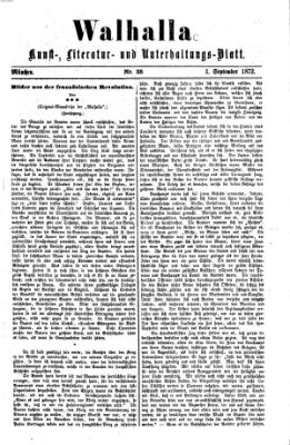 Walhalla (Der Bayerische Landbote) Sonntag 1. September 1872