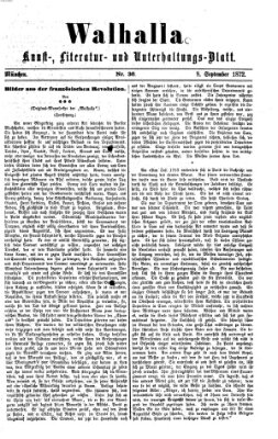 Walhalla (Der Bayerische Landbote) Sonntag 8. September 1872