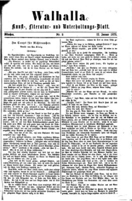 Walhalla (Der Bayerische Landbote) Sonntag 12. Januar 1873