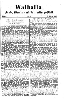 Walhalla (Der Bayerische Landbote) Sonntag 9. Februar 1873